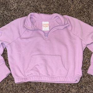 Jumping Beans purple quarter zip pullover